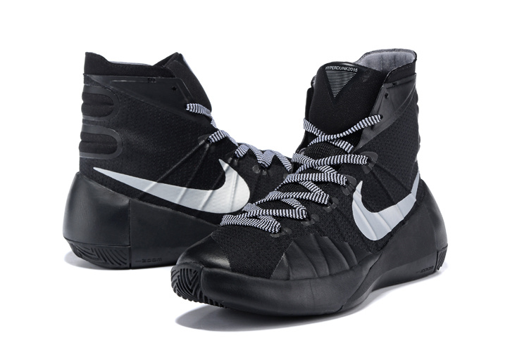 Nike Hyperdunk 2015 All Black Basketball Shoes - Click Image to Close