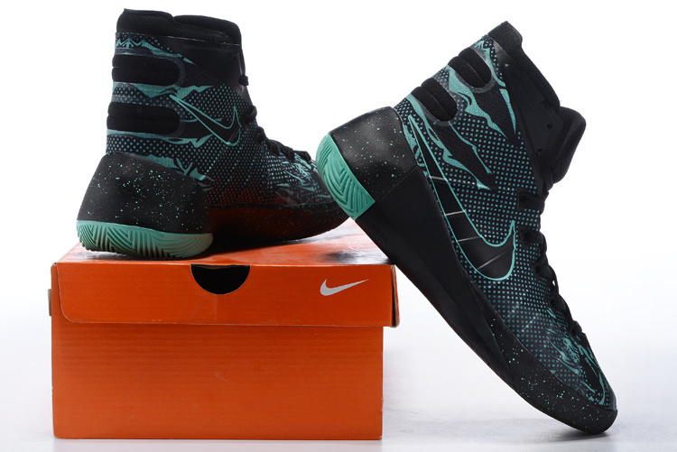 Nike Hyperdunk 2015 All Star Black Green Shoes - Click Image to Close