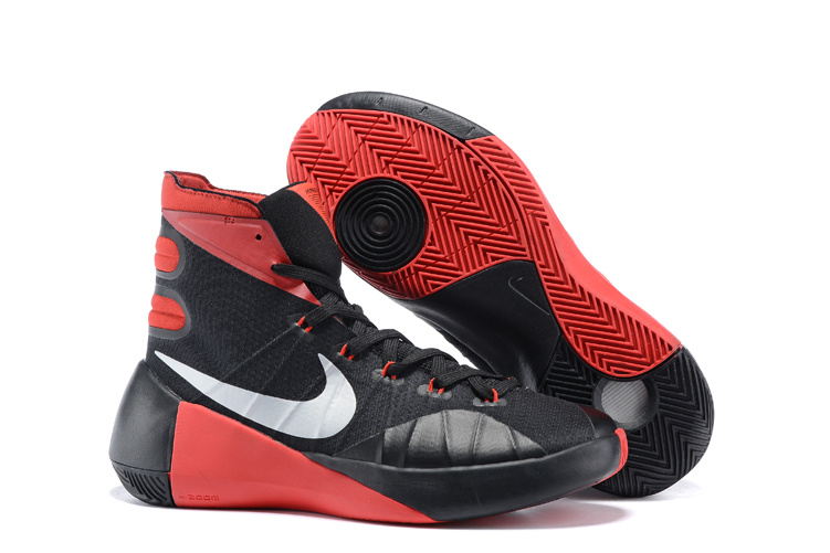 Nike Hyperdunk 2015 Black Red Basketball Shoes - Click Image to Close