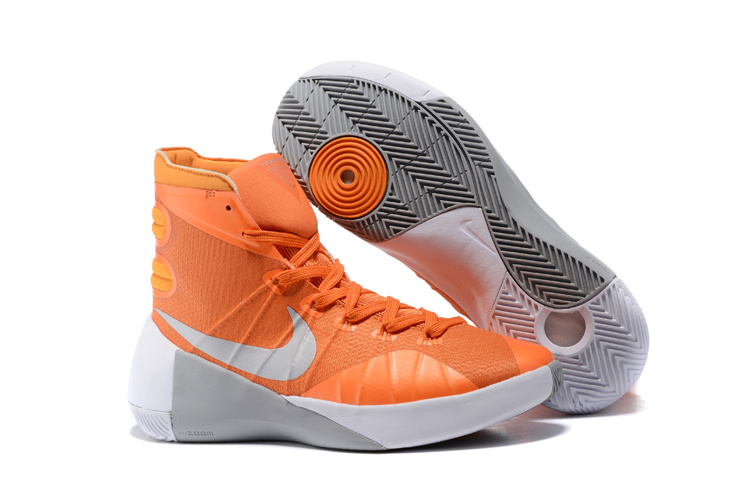 Nike Hyperdunk 2015 Orange Grey Basketball Shoes - Click Image to Close