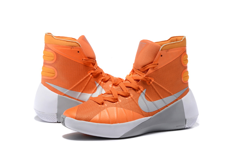 Nike Hyperdunk 2015 Orange Grey Basketball Shoes