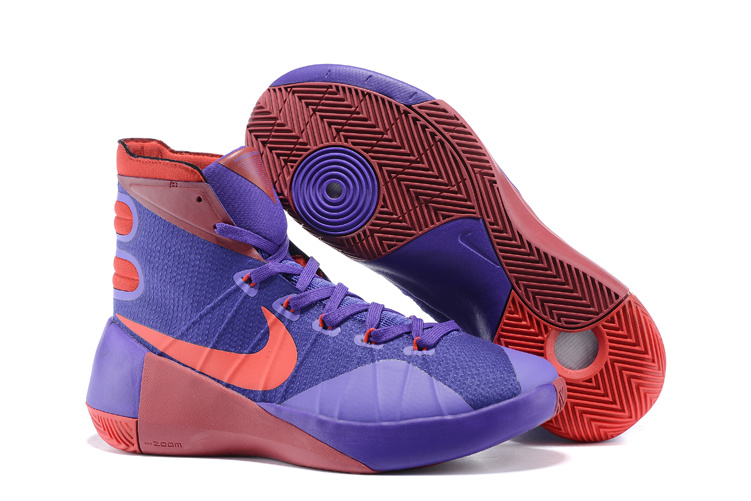 Nike Hyperdunk 2015 Purple Red Basketball Shoes - Click Image to Close