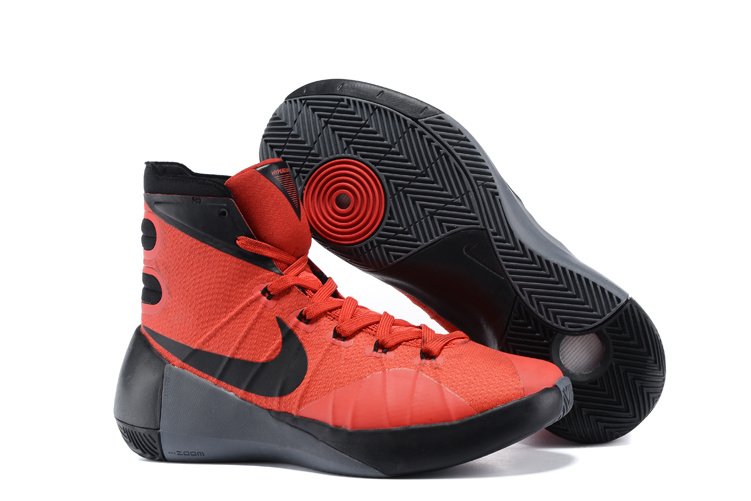 Nike Hyperdunk 2015 Red Black Basketball Shoes - Click Image to Close