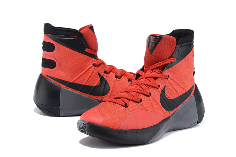 Nike Hyperdunk 2015 Red Black Basketball Shoes