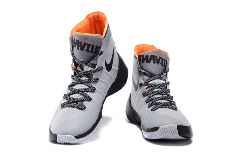 Nike Hyperdunk 2015 White Black Orange Shoes