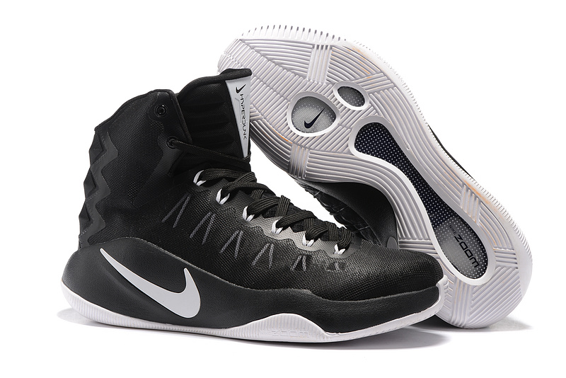 Nike Hyperdunk 2016 Olympick All Black White Shoes