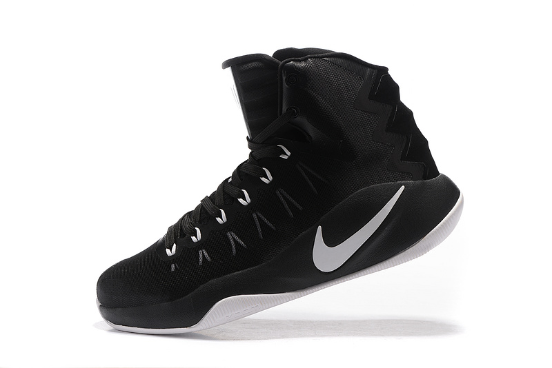 Nike Hyperdunk 2016 Olympick All Black White Shoes - Click Image to Close