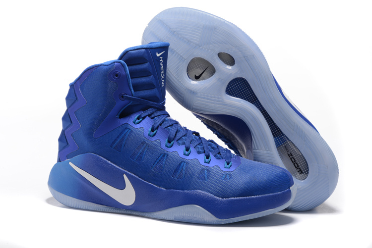 Nike Hyperdunk 2016 Olympick All Blue Shoes - Click Image to Close