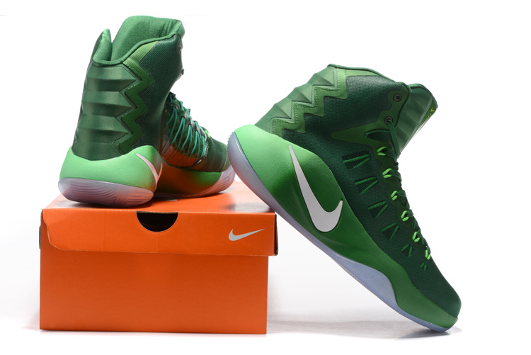 Nike Hyperdunk 2016 Olympick All Green Shoes - Click Image to Close