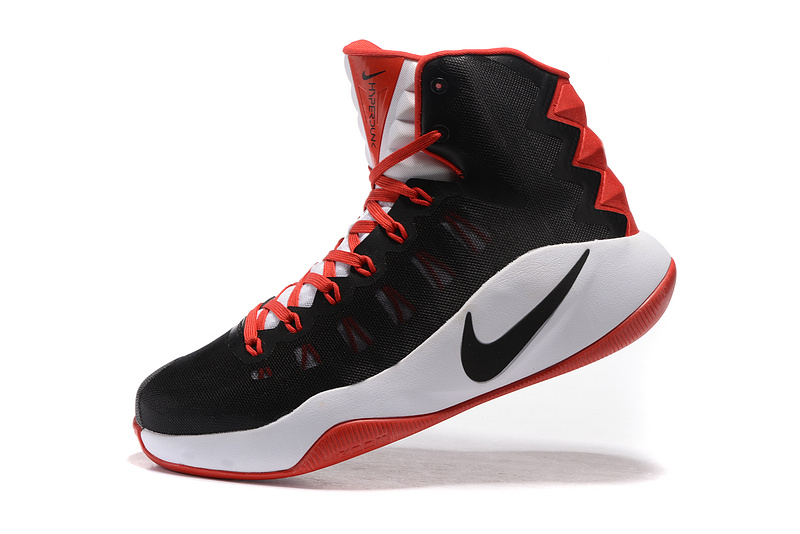 Nike Hyperdunk 2016 Olympick Black White Red Shoes - Click Image to Close