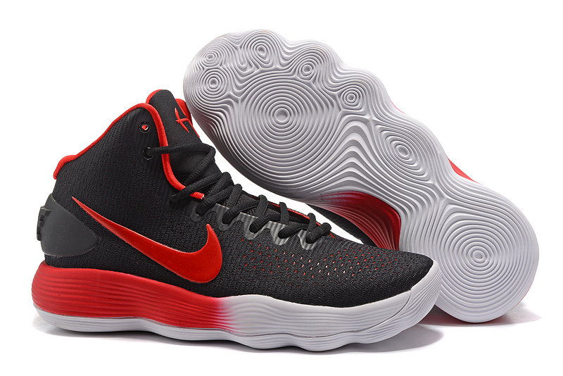 Nike Hyperdunk 2017 EP High Black Red Shoes - Click Image to Close