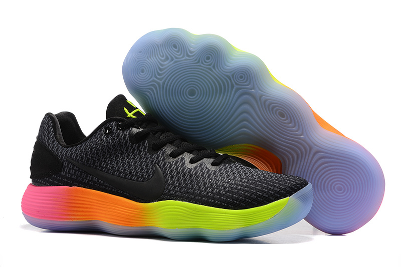 Nike Hyperdunk 2017 EP Low Black Orange Yellow Shoes - Click Image to Close