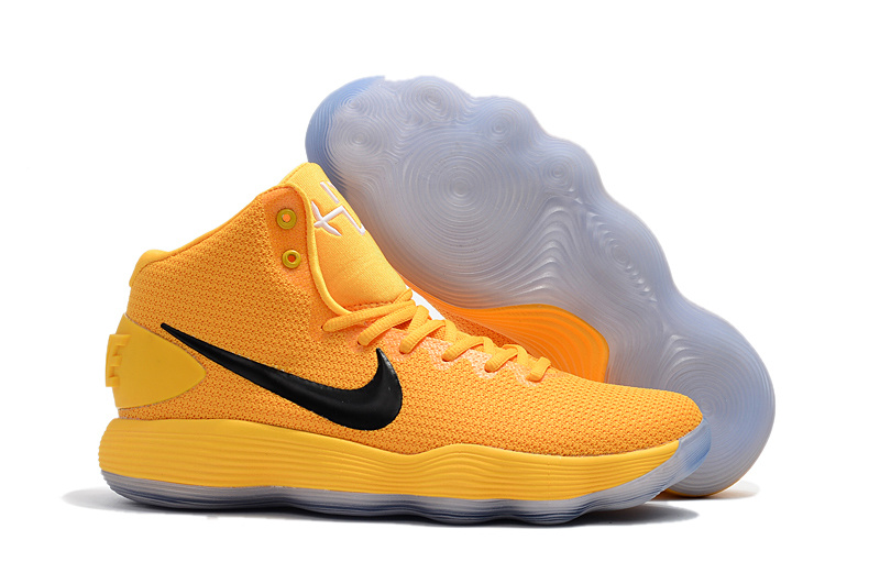 Nike Hyperdunk 2017 EP Yellow Black Shoes - Click Image to Close