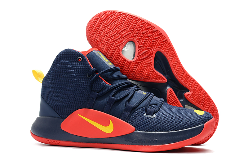 Nike Hyperdunk 2018 Dark Blue Red Shoes - Click Image to Close