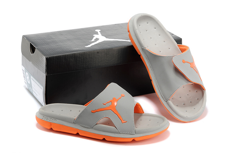 Nike Jordan Massage Hydro Grey Orange Sandal