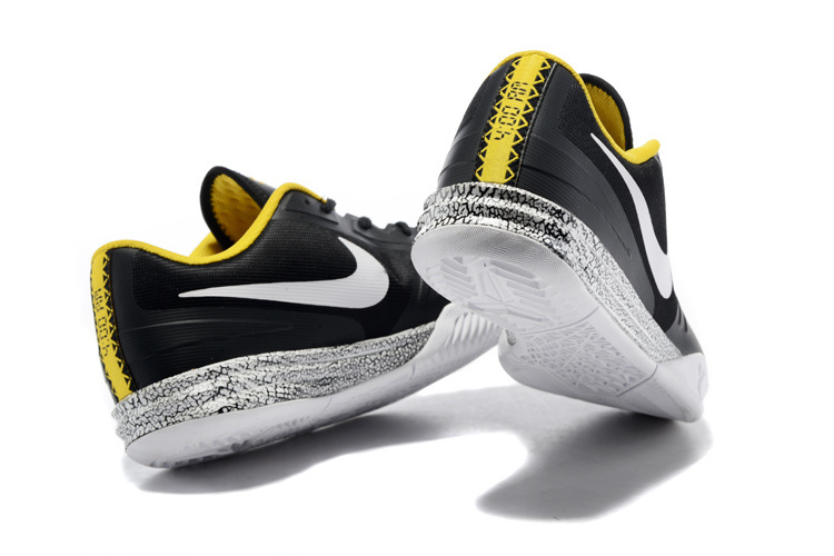 Nike KB Mentality Black Grey Yellow Basketball Shoes
