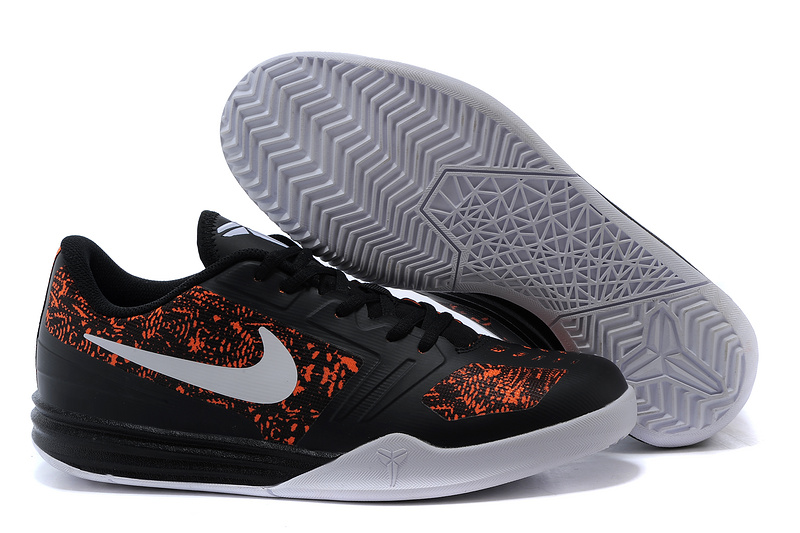 Nike KB Mentality Black Orange Shoes