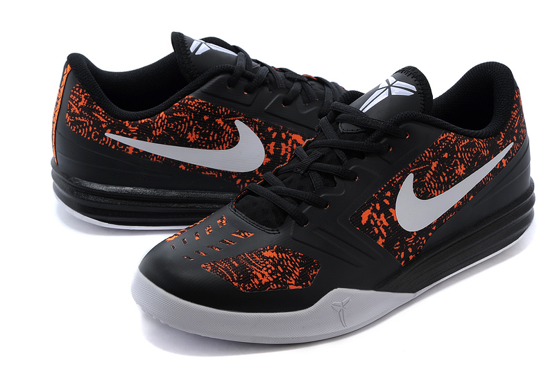 Nike KB Mentality Black Orange Shoes