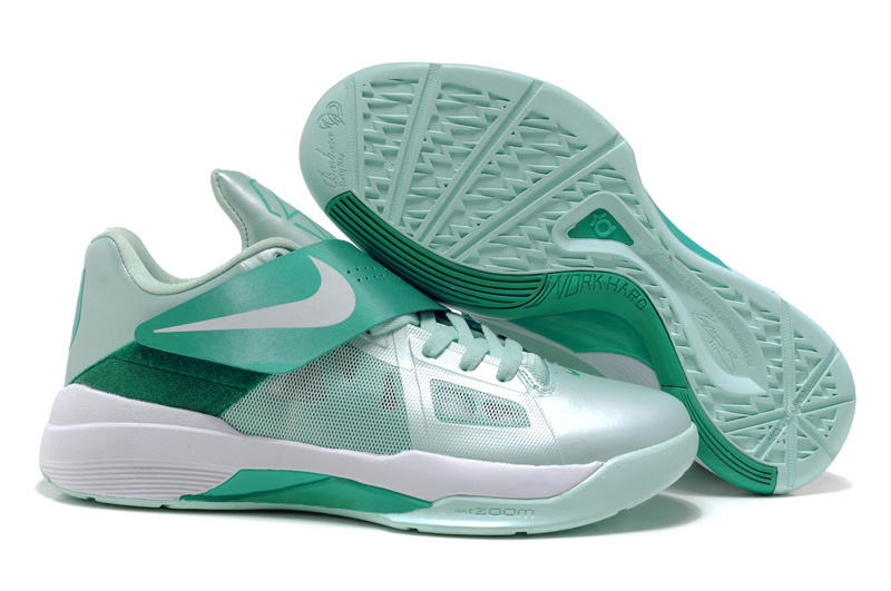 Nike Kevin Durant 4 Light Green White Shoes