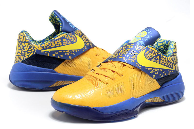 Nike Kevin Durant 4 Orange Blue Shoes