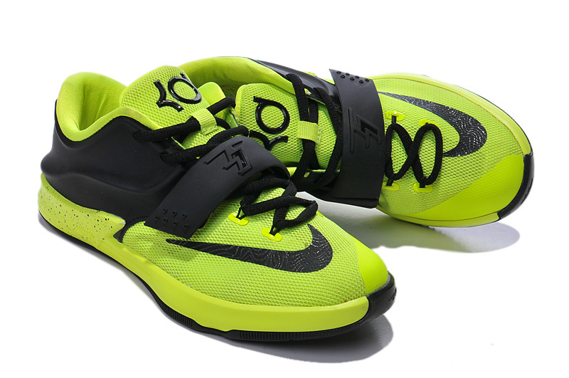 Kid's Kevin Durant 7 Fluorsecent Green Black - Click Image to Close