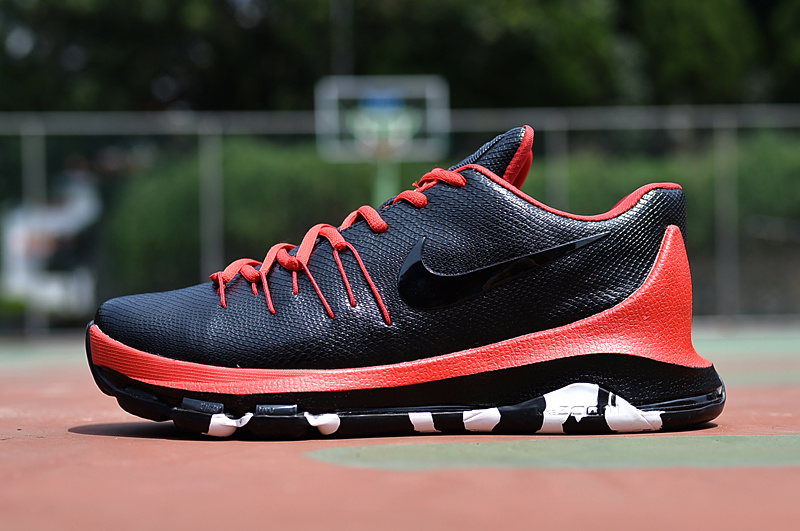 Nike KD 8 Air Zoom Cushion Black Red Shoes - Click Image to Close