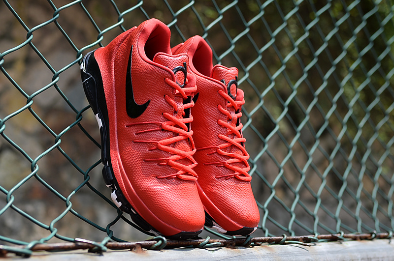 Nike KD 8 Air Zoom Cushion Red Black Shoes - Click Image to Close