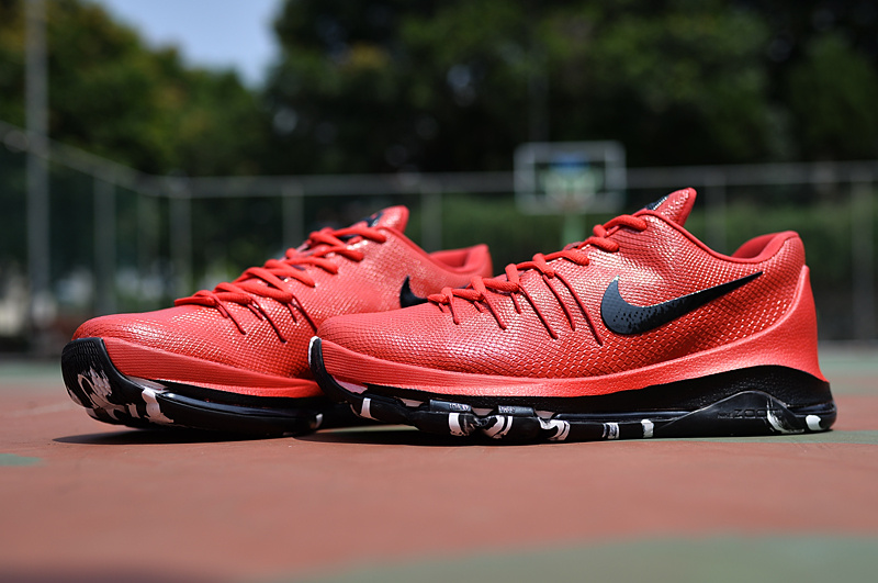 Nike KD 8 Air Zoom Cushion Red Black Shoes - Click Image to Close