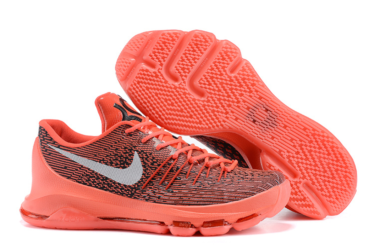 Nike KD 8 All Red Basketball Shoes - Click Image to Close