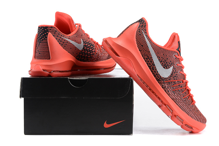 Nike KD 8 All Red Basketball Shoes - Click Image to Close