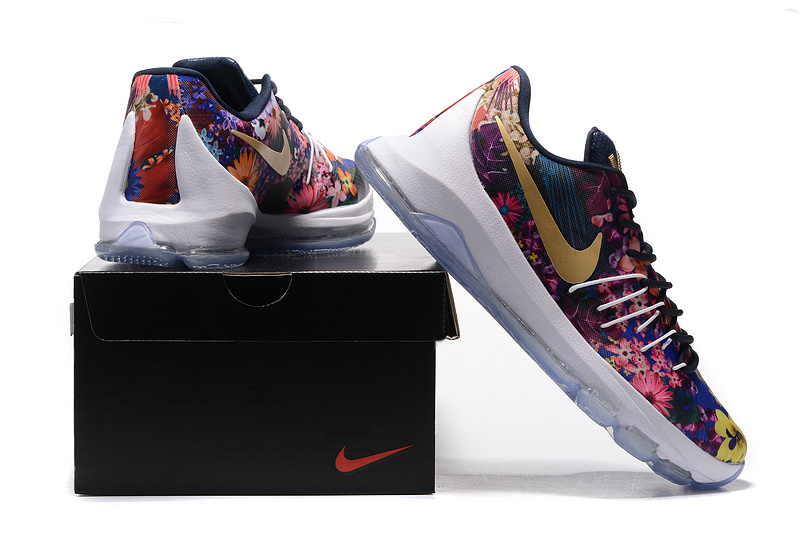 Nike KD 8 Colorful Followers Print Shoes - Click Image to Close