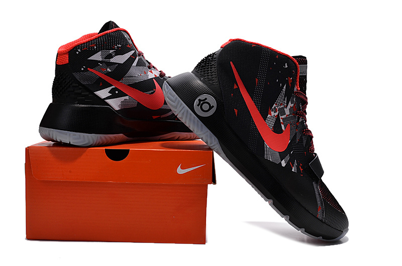 Nike KD TREY III Black Red Shoes - Click Image to Close