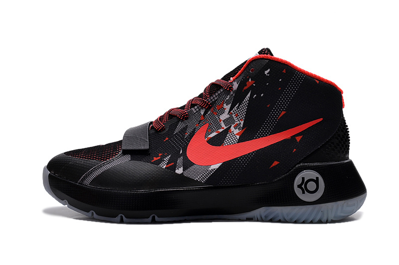 Nike KD TREY III Black Red Shoes - Click Image to Close
