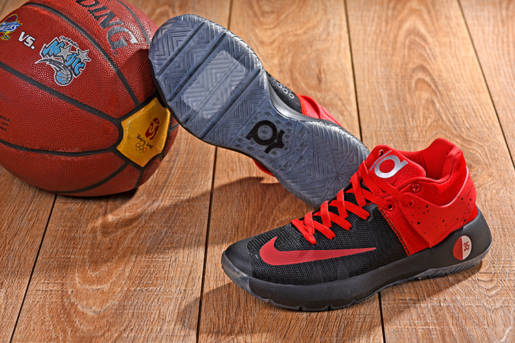 Nike KD Trey 5 Black Red Shoes - Click Image to Close