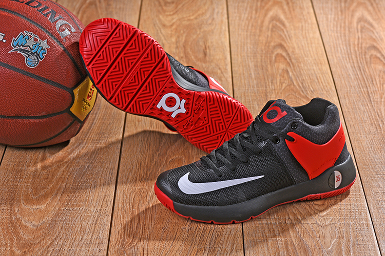 Nike KD Trey 5 Black Red White Shoes - Click Image to Close