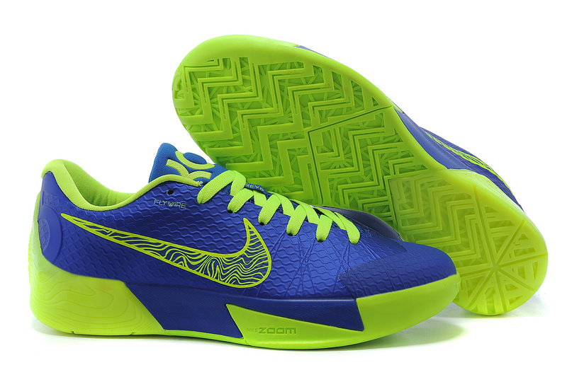 Nike KD Trey 5 II Blue Fluorscent Green Shoes - Click Image to Close