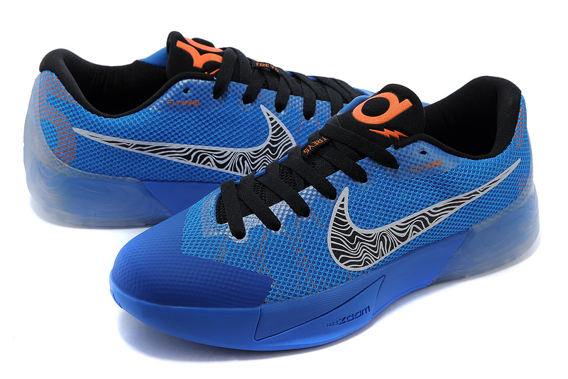 Nike KD Trey 5 II Flywire Blue Black Shoes - Click Image to Close