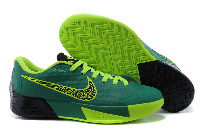 Nike KD Trey 5 II Green Fluorscent Black Shoes - Click Image to Close