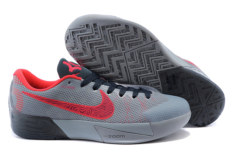 Nike KD Trey 5 II Grey Black Pink Shoes - Click Image to Close