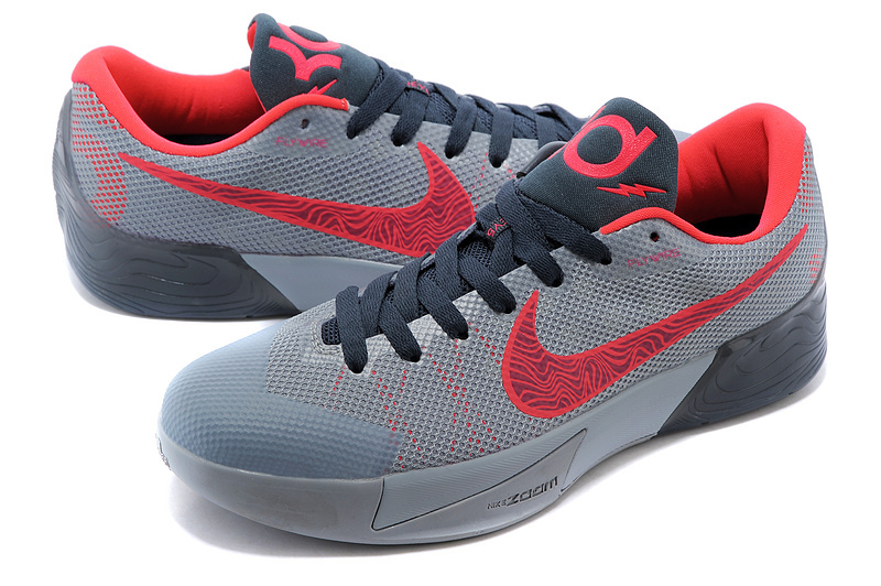 Nike KD Trey 5 II Grey Black Pink Shoes - Click Image to Close