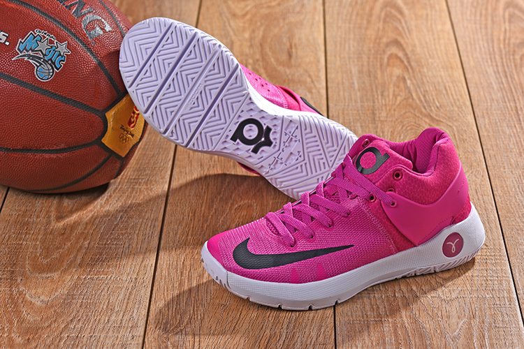 Nike KD Trey 5 Pink White Shoes - Click Image to Close