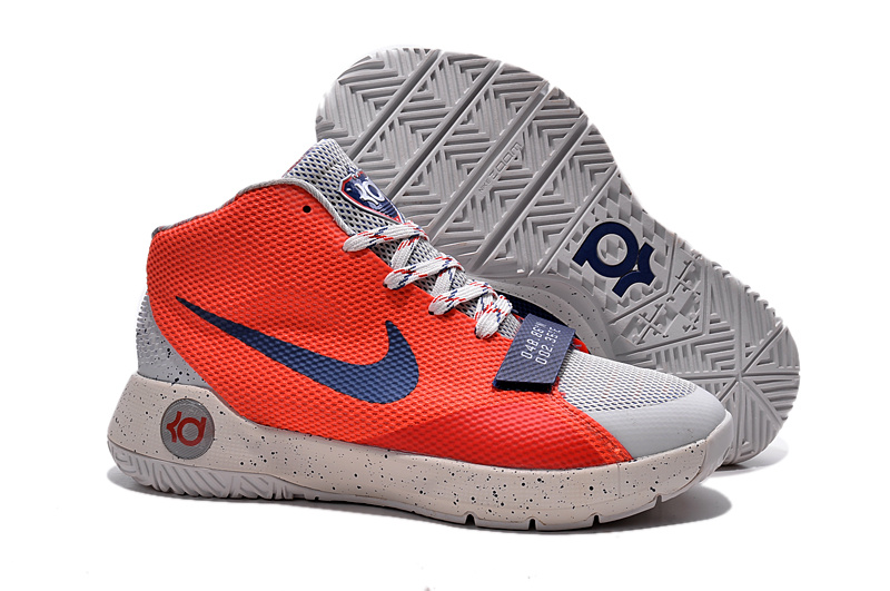 Nike KD Trey III Limited White Blue Reddish Orange Shoes