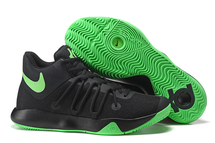 Nike KD Trey VI Black Green Shoes - Click Image to Close