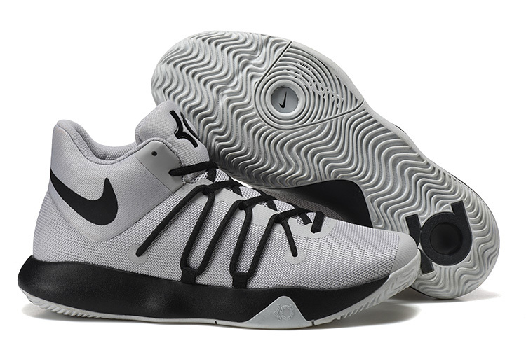 Nike KD Trey VI Grey Black Shoes - Click Image to Close