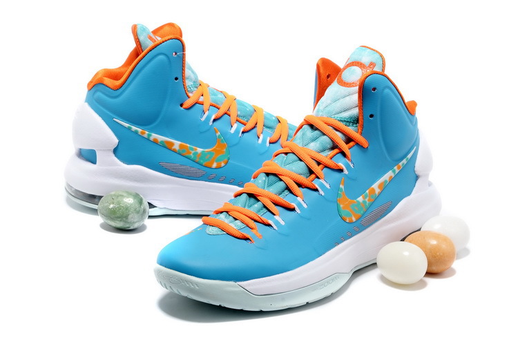 Nike Kevin Duratn 5 Easter Shoes Blue White Yellow - Click Image to Close