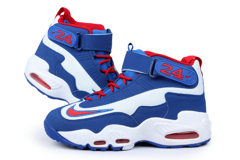 Classic Nike Ken Griffe Shoes Blue White Red