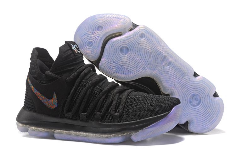 Nike Kevin Durant 10 All Black Shoes - Click Image to Close