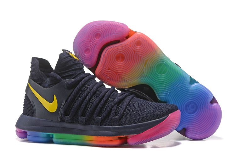 Nike Kevin Durant 10 Black Colorful Shoes