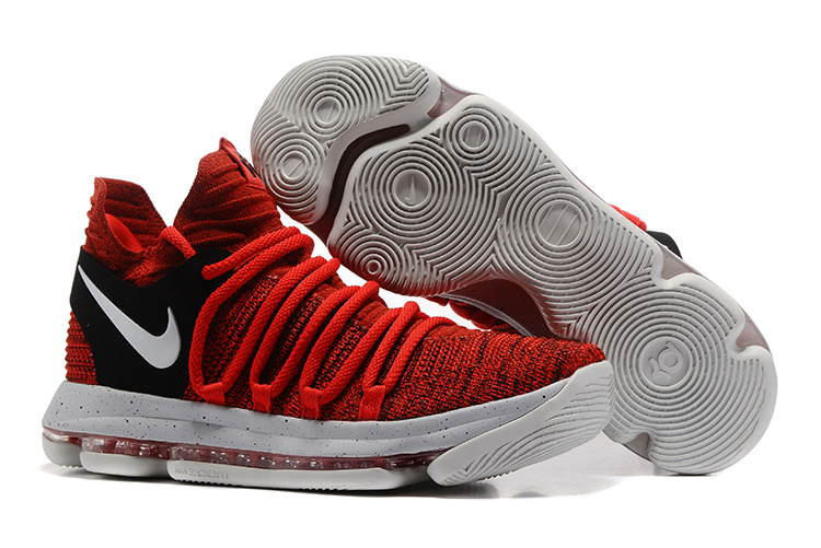 Nike Kevin Durant 10 Red Black White Shoes