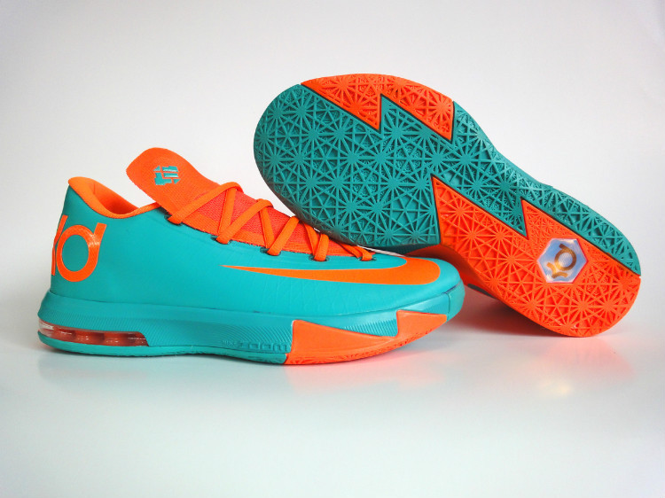 Nike Kevin Durant 6 Low Blue Orange - Click Image to Close